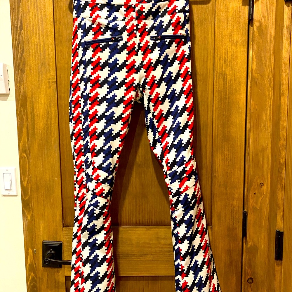 Perfect Moment High Waist Flare Pant Houndstooth